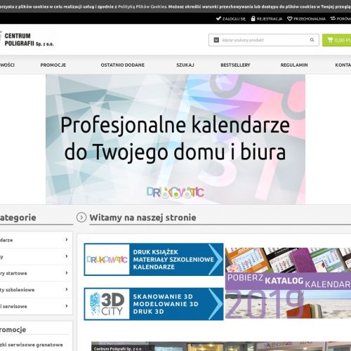 Warszawa - kalendarz ścienny planer