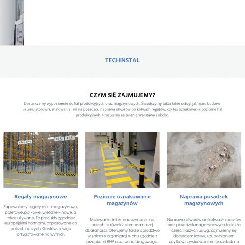 Regały paletowe wjezdne - Warszawa