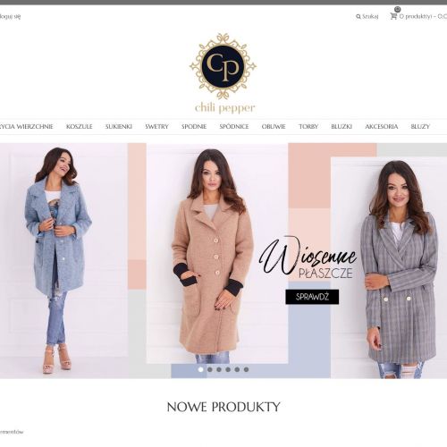 Łódź - bluzka z broszką biała