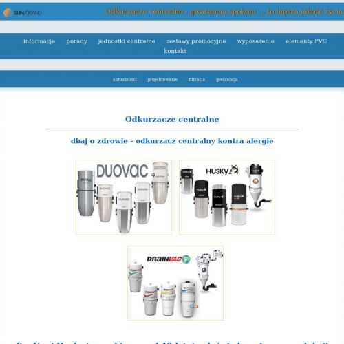 Odkurzacz centralny zestaw łódź w Łodzi