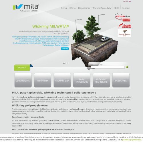 Producent włóknin puszystych