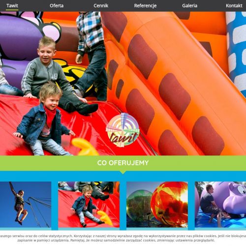 Kraków - zamek dmuchany dla dzieci