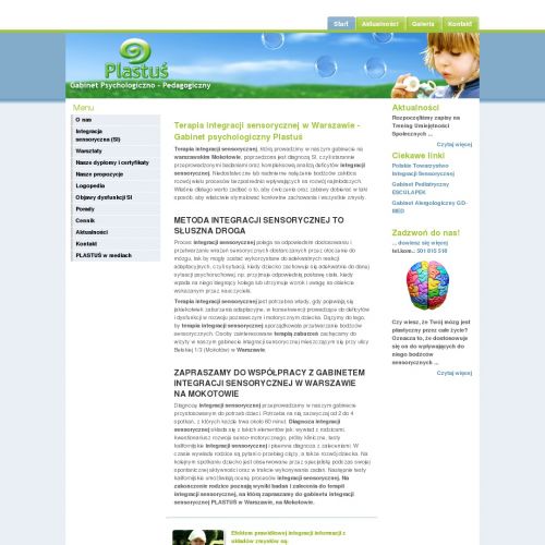 Terapia integracji sensorycznej - Warszawa