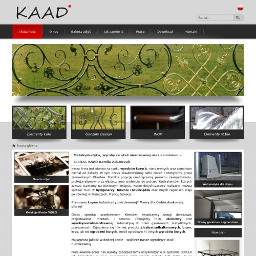 Elementy ze stali nierdzewnej w Toruniu