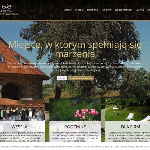 Dom weselny nad stawem - Poznań