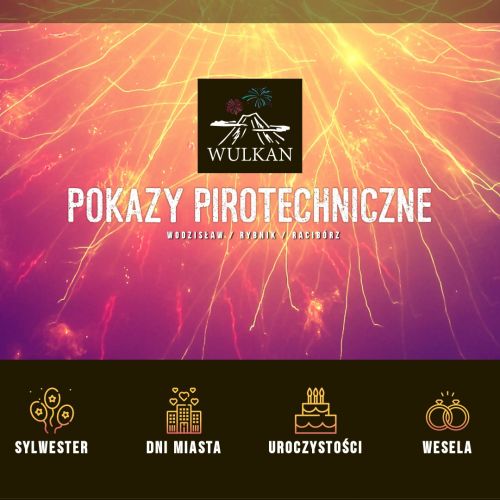 Katowice - pokazy pirotechniczne śląsk