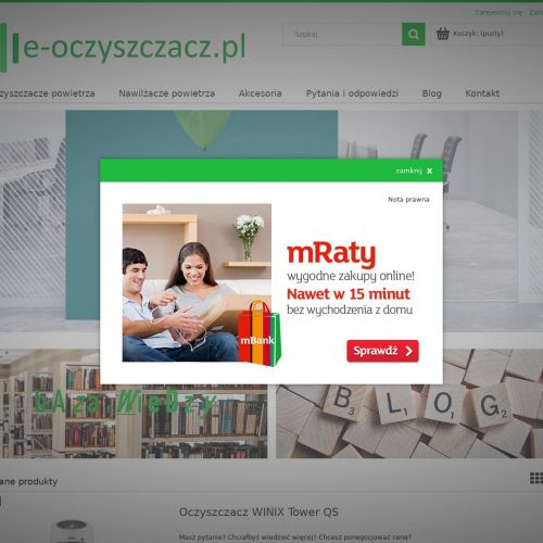 Oczyszczacz powietrza ze smogu