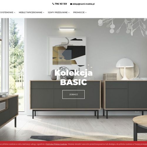 Szafa przesuwna 200 cm połysk