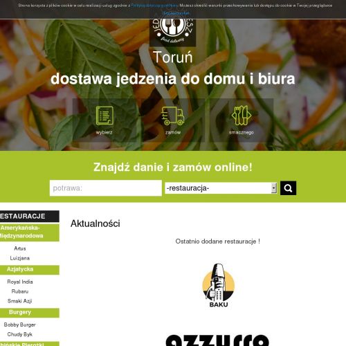 Toruń - pizza dowóz