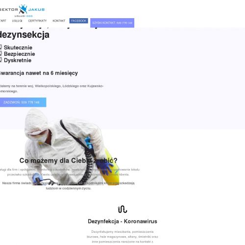 Dezynfekcja w Kaliszu