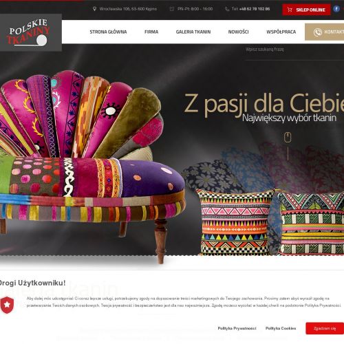 Tkaniny materacowe - Kępno