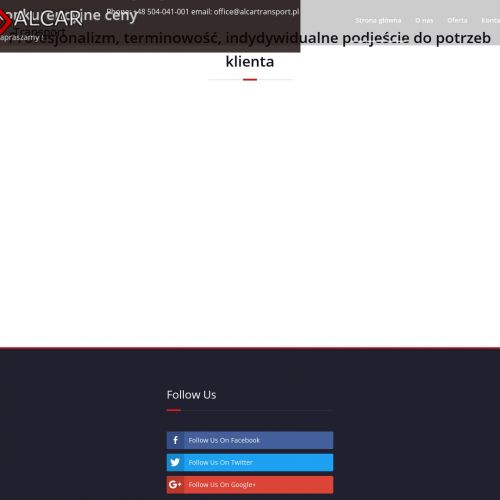 Organizacja transportu całopojazdowego - Katowice