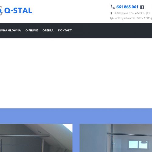 Balustrada malowana proszkowo