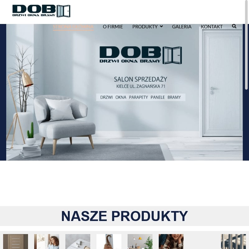 Końskie - drzwi aluminiowe