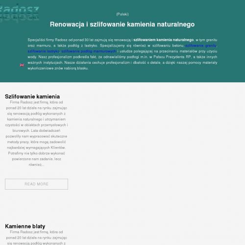 Warszawa - szlifowanie lastryka