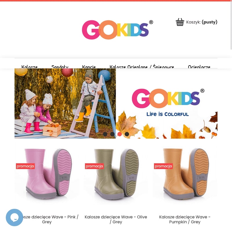 Sandały dla dzieci gumowe