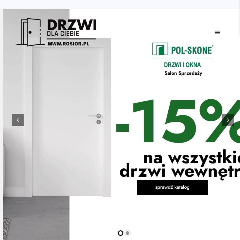Drzwi vikking w Nasielsku