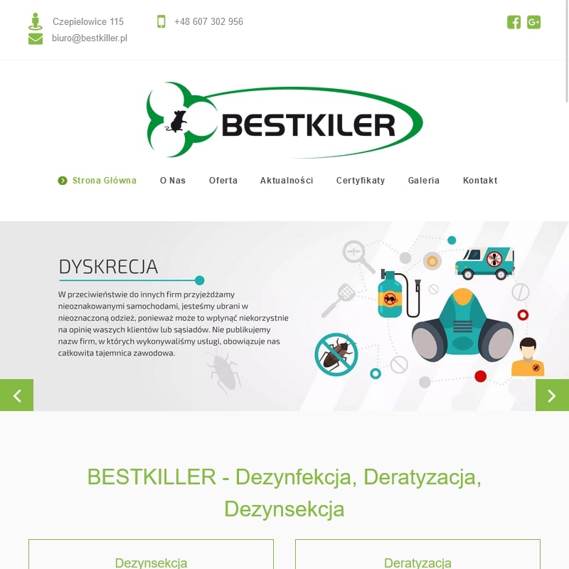 Deratyzacja bielsko - Chorzów