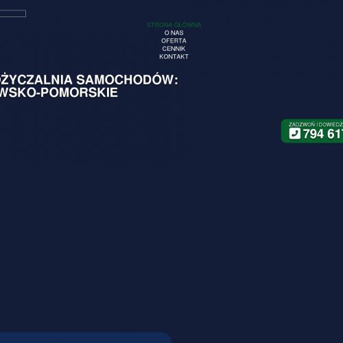 Wypożyczalnia aut lotnisko - Inowrocław