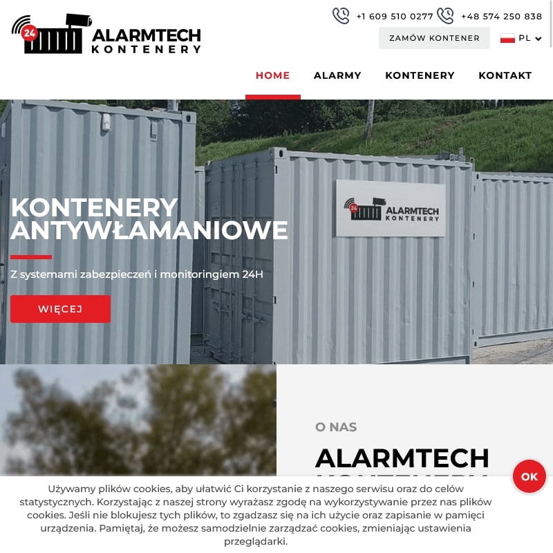 Warszawa - produkcja kontenerów