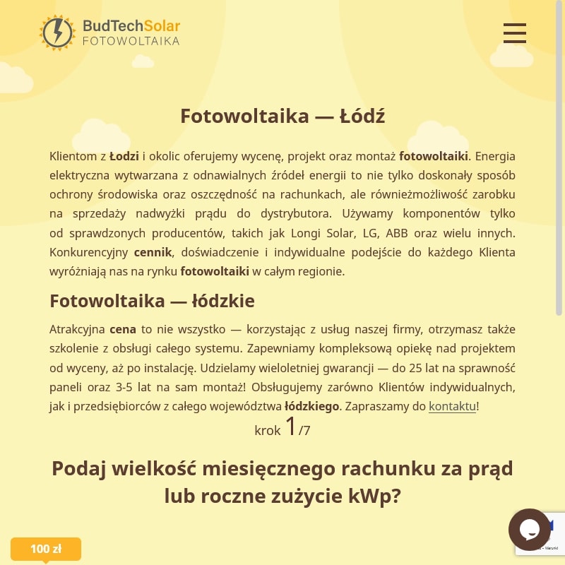 Fotowoltaika łódź dofinansowanie