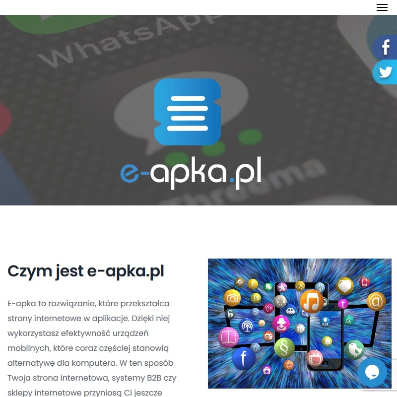 Budowa aplikacji mobilnych dla stron