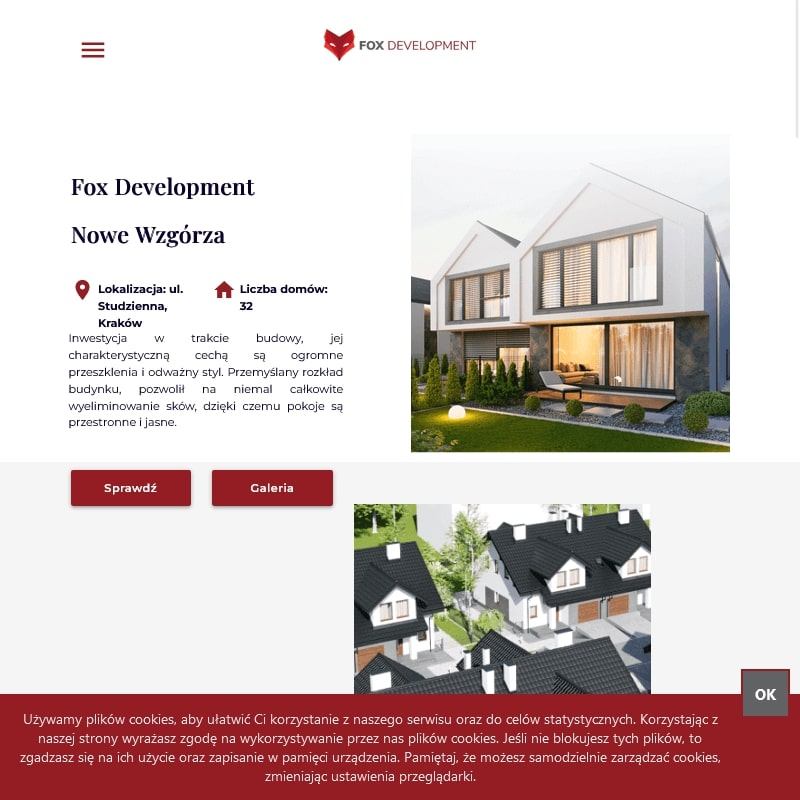 Nowe domy bliźniaki - Kraków