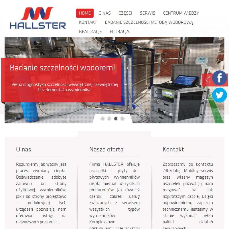 Badanie płyt wymienników