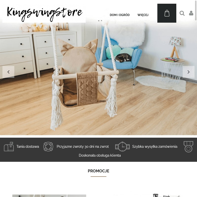 Fotel podwieszany do sufitu