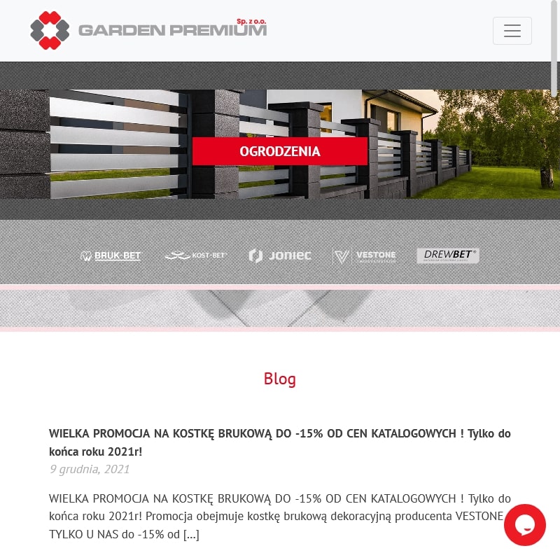 Ogrodzenie bloczki gładkie w Kole