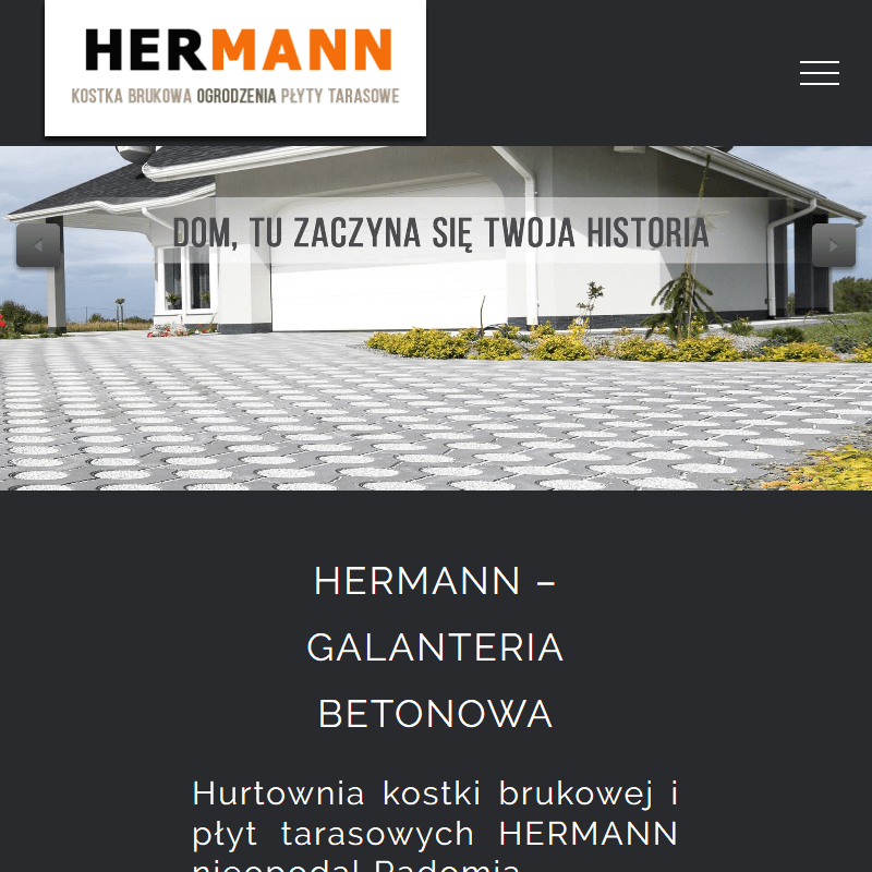 Brukowa kostka mazowieckie