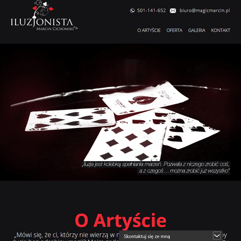 Iluzjonista warszawa dla dzieci