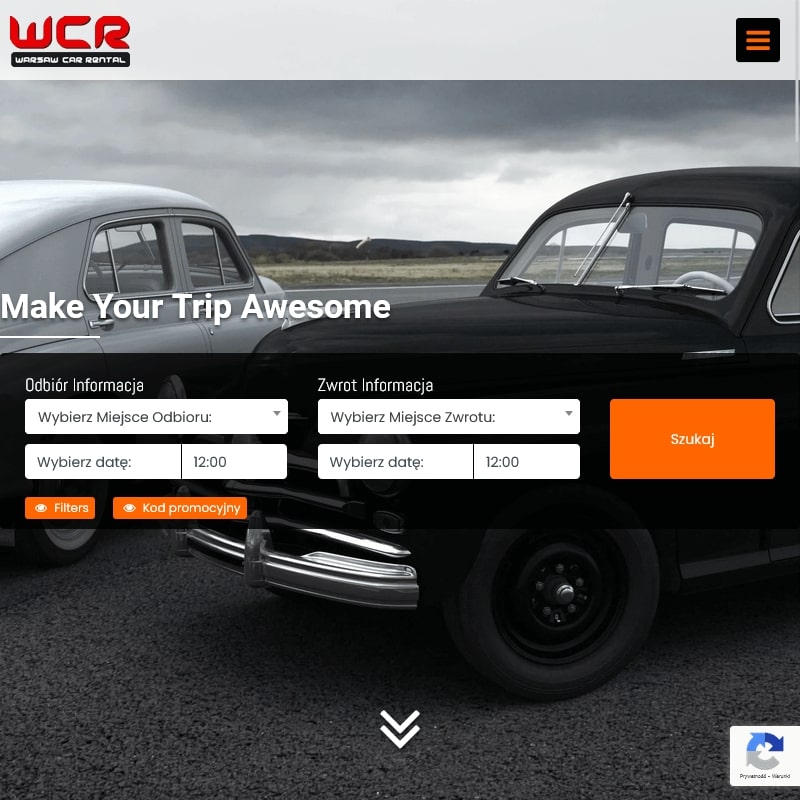 Wypożyczenie samochodu Warszawa