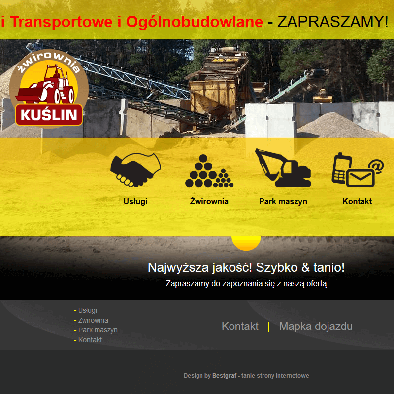 Żwir płukany nowy tomyśl